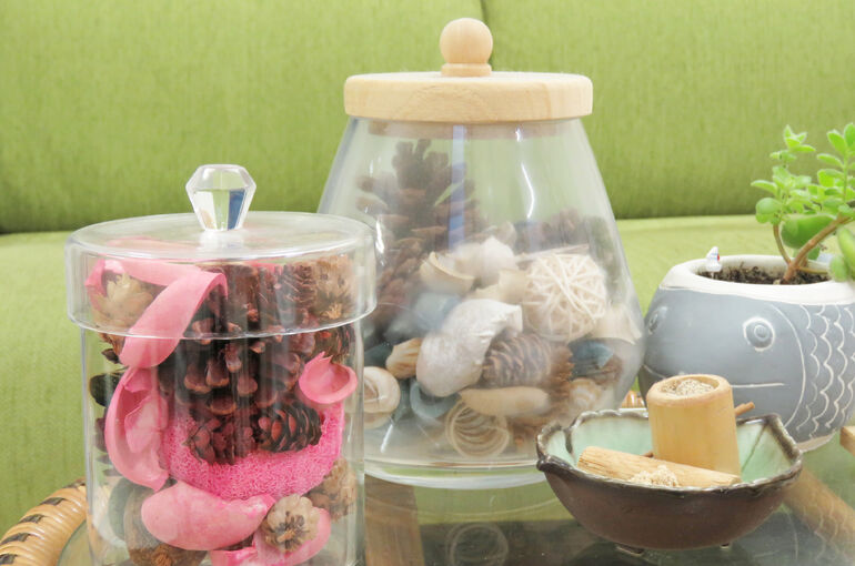 ホッと落ち着くポプリポット♪