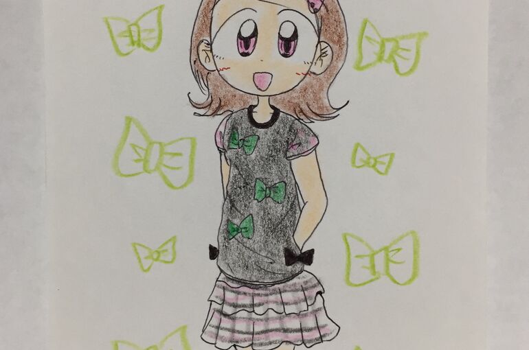 墨田区押上の鍼灸院、腰痛・肩こり・頭痛・未病他、小児鍼・美容鍼、笑顔治療のポプリ鍼灸院から【リボンシャツ・フリルスカート】♪