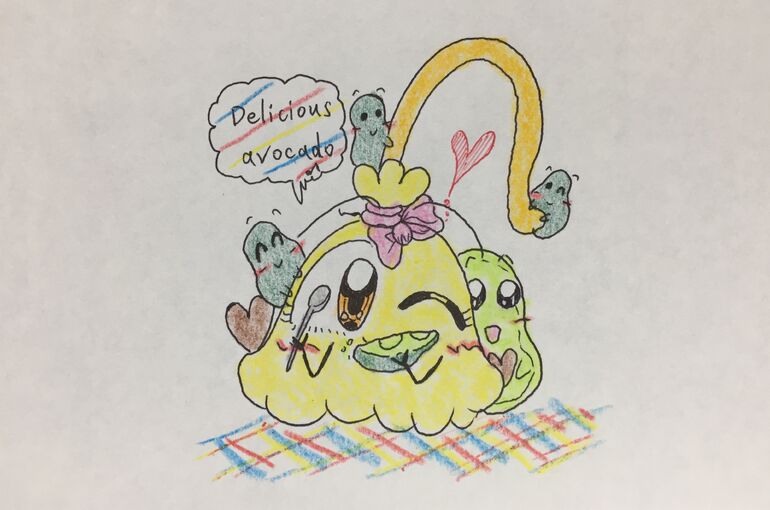 墨田区押上の鍼灸院、腰痛・肩こり・頭痛・未病他、小児鍼・美容鍼、笑顔治療のポプリ鍼灸院から【美味しいアボカド】♪