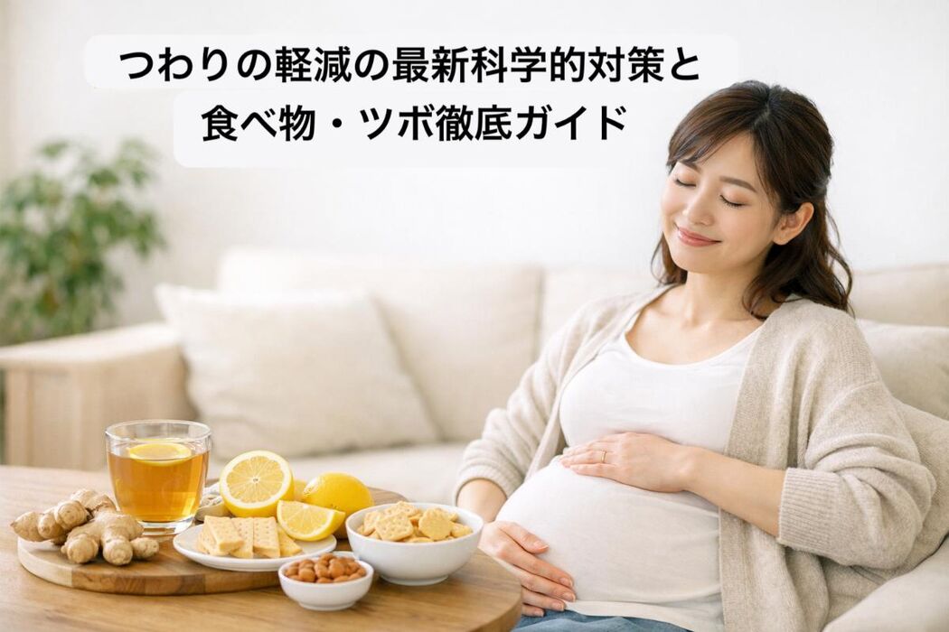 つわりの軽減の最新科学的対策と食べ物・ツボ徹底ガイド