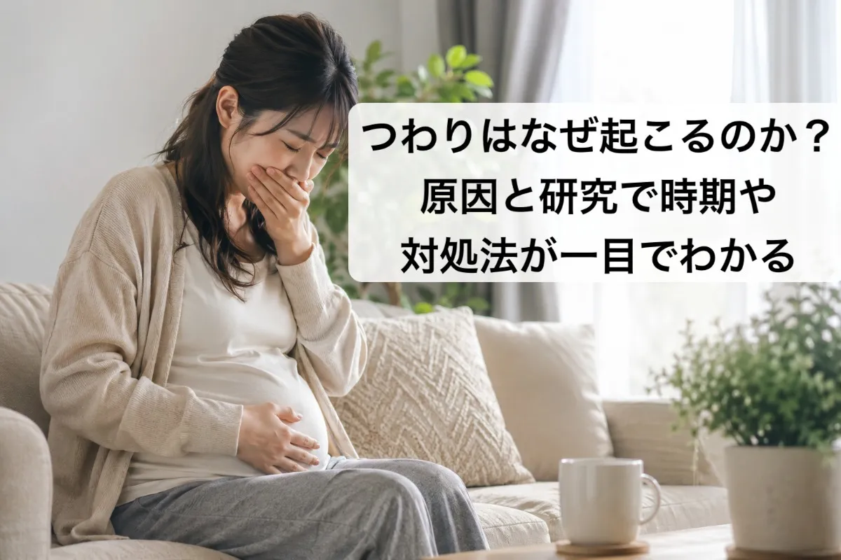 つわりはなぜ起こるのか？原因と研究で時期や対処法が一目でわかる