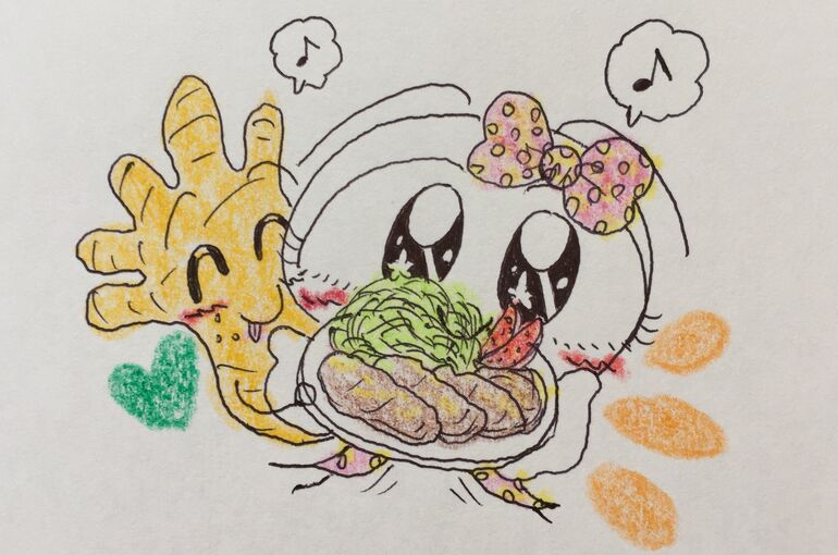 墨田区押上の鍼灸院、腰痛・肩こり・頭痛・未病他、小児鍼・美容鍼、笑顔治療のポプリ鍼灸院から【生姜焼き】♬