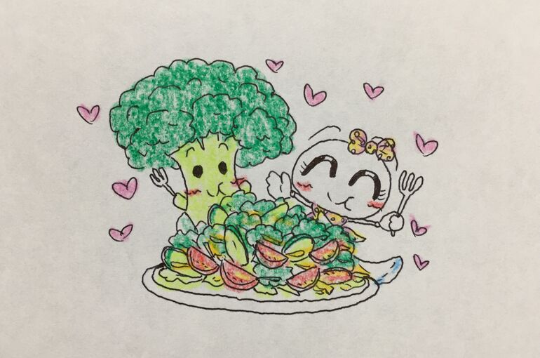 墨田区押上の鍼灸院、腰痛・肩こり・頭痛・未病他、小児鍼・美容鍼、笑顔治療のポプリ鍼灸院から【ブロッコリー料理】♪