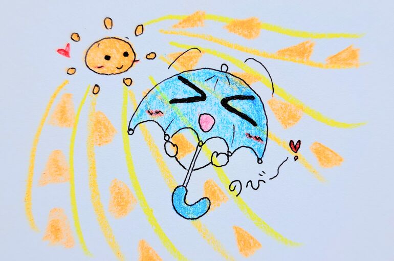 梅雨明け後の真夏、水分と鍼灸で頭痛発生原因を予防♪