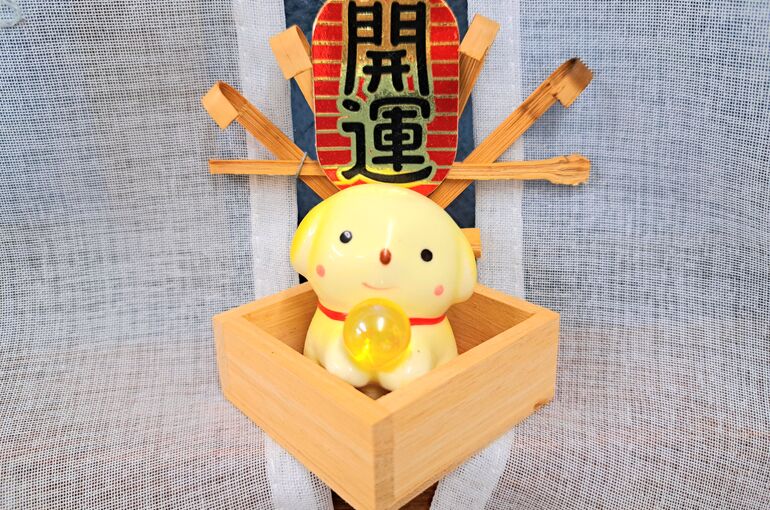 蒸しむしジトジトに負けない！開運ワンちゃん♪